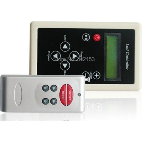 Wireless 1606 IC RGB Dream Color Controller With RF Remote Control For 5050 Dream Color LED Strip Portable Lighting Accessories