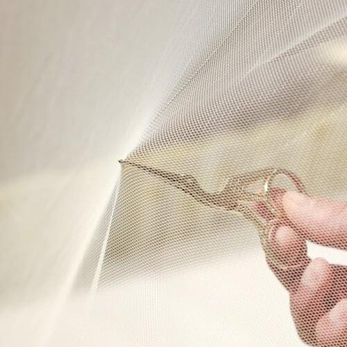 Household yurt mosquito net full bottom anti-fall three open encryption tent with bracket anti-print account