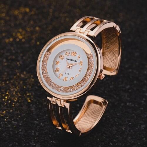 Fashion Watch For Women Luxury Branded Womens Wrist Watches Ladies Wristwatch Quartz Clock Rose Gold Female Girls Montre Femme