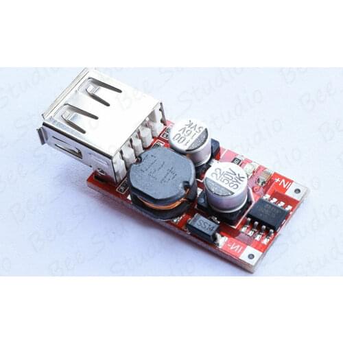DC-DC Buck Step Down Voltage Regulator Converter DC 9V-12V-24V To DC 5V 3A Car USB Charger Module for iPhone/iPad