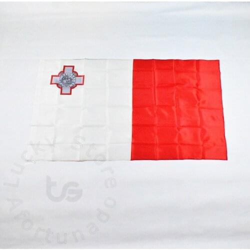 Malta 90*150cm flag Hanging Malta National flag for meet,Parade,party.Hanging,decoration