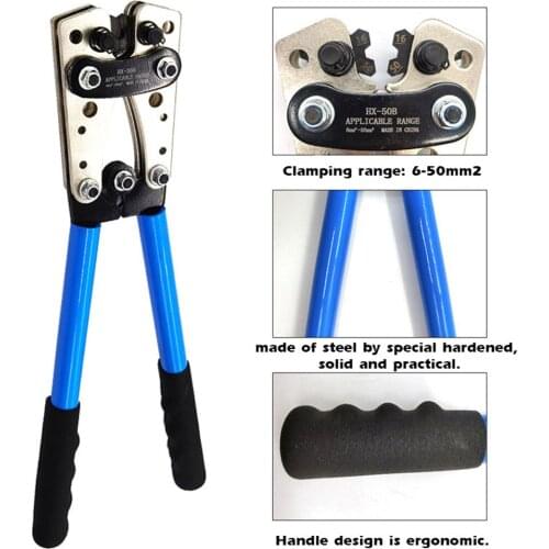 Cable Crimping Tool Terminals Crimper Plier Car Auto Copper Ring Terminal Wire Crimp Terminals Soldered Connectors Kit Hand Tool