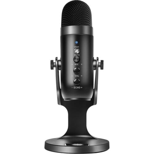 Condenser Microphone,USB Microphone Condenser Microphone Filter for Laptop Pc Recording,Broadcast and Game