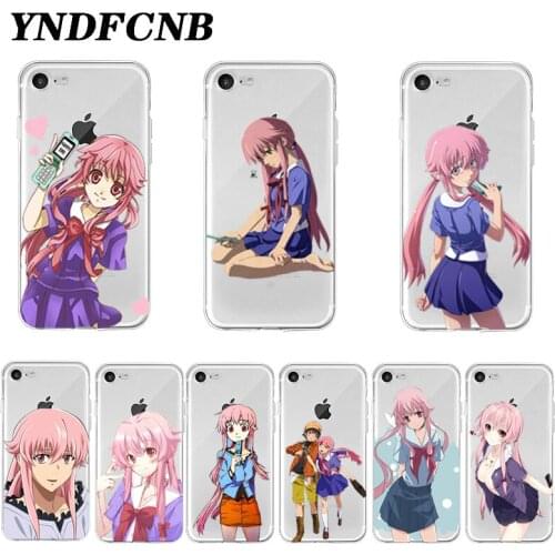 Anime Mirai Nikki Smart Fashion Soft Phone Case For iPhone SE 2020 11 Pro X XR Xs Max 6 6S 7 8 Plus Soft Clear Cover Cellphones