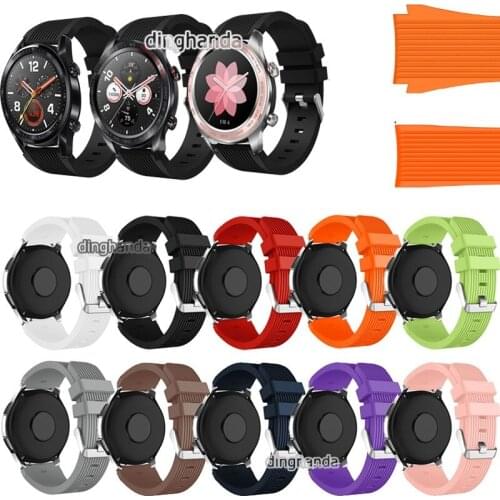 Soft Silicone Watch Band Strap For Huawei Watch GT GT2 / GT2e / GT2 pro / Honor Magic Watch 2/Honor GS Pro
