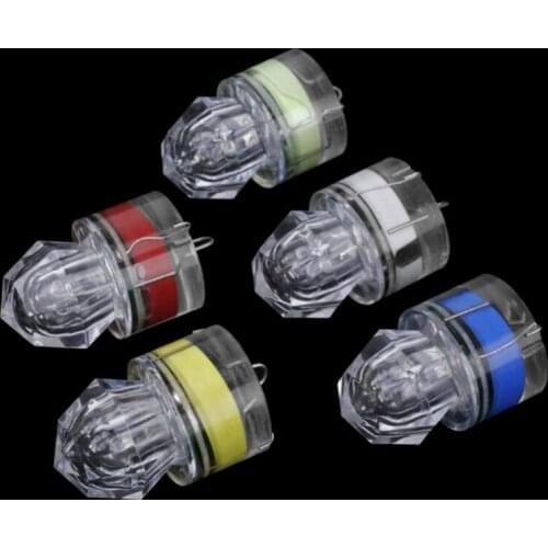 Sea Fishing Freshwater Diamond Light 4cm 18g Squid Light LED Flash Set Fish Light Electronic Luminous Underwater Lure Bait Light