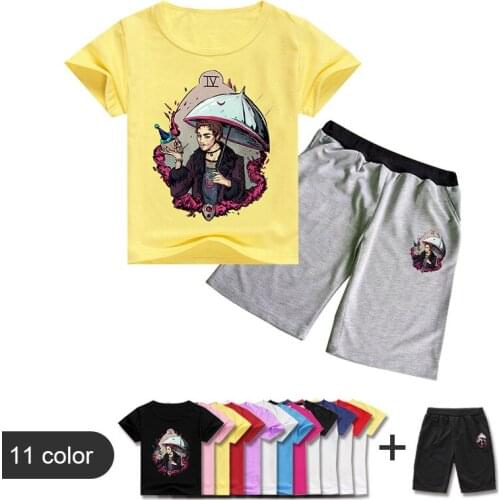 New Listing T-shirts Set Summer Kids T Shirts Cotton Top Tees Boys Girls tshirt Set Boys Clothes Summer Kids T shirt Set fashion