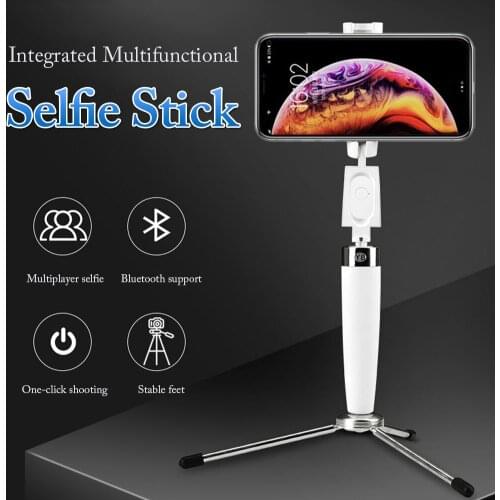 Tripod Selfie Stick Bluetooth Universal Aluminum Alloy Mobile Phone Live Shooting Tripod