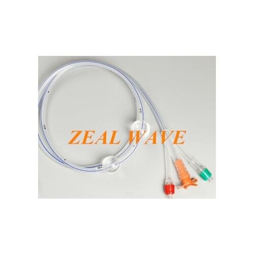 Three Cavities And Two Capsules Gastric Tube For Single Use Double Balloon Catheter Anti-Aspiration Gastric Tube