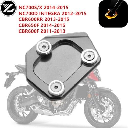 Motorcycle Foot Kickstand Extension Pad Plate Side Stand Enlarger For CBR600RR 500R 2013-2015 650F 2014-2015 CBR600F 2011-2013