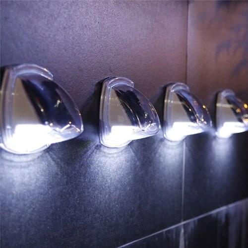 2-8PCs 8LEDs Solar Light Outdoor Street Light Waterproof Wall Lamp Balcony Fence Courtyard Lamp For Garden Decoration