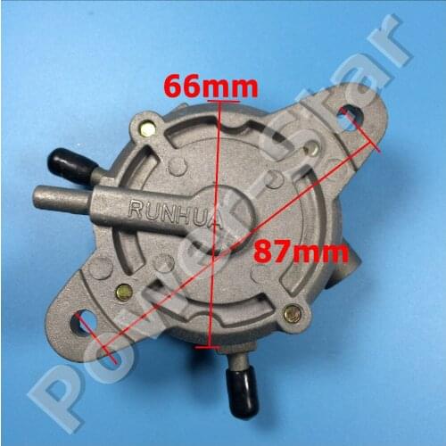 VACUUM FUEL GAS PUMP VALVE SWITCH PETCOCK SCOOTER MOPED GO KART GY6 ATV 50 250CC