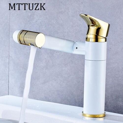 Vidric antique Solid Brass Deck Mounted Kitchen Faucet hot&cold Mixer Tap 360Rotated basin Faucet Lucky Cat Faucet