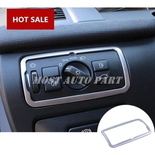 Interior Headlight Switch Button Trim Cover 1pcs For VOLVO S60 2011-2013 Car accesories interior Car decoration