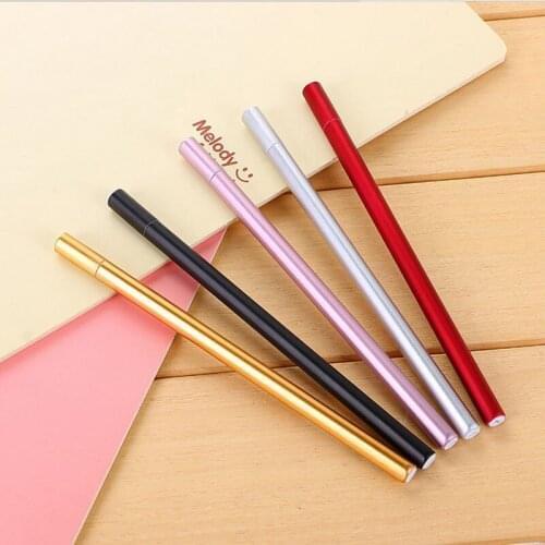 1pcs Metal Style Cartoon Gel Pen Cute Magic Pens Kawaii Gel Pens For School Writing Novelty Stationery Girls Gifts