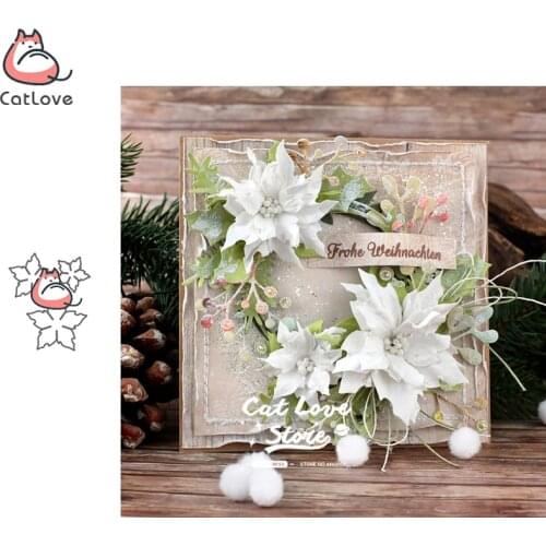 3PCS Flowers Plant Metal Cutting Dies Scrapbooking Stencil DIY Decorative Craft Embossing Die Cuts Card Making New Dies For 2019