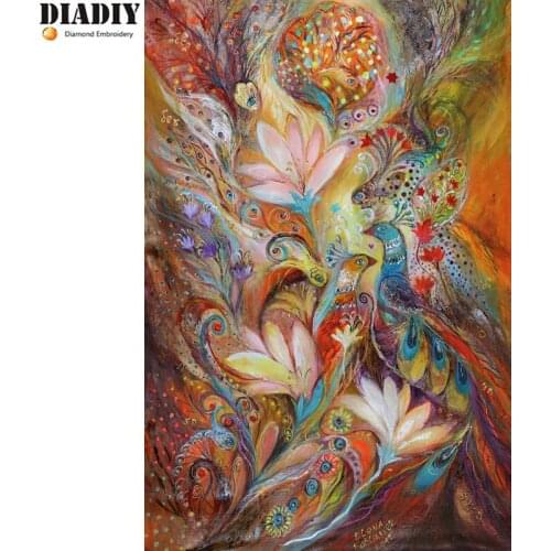 Full Square&round drill 5D DIY Diamond embroidery Abstract Phoenix Diamond Painting Cross Stitch Rhinestone Mosaic decor gift