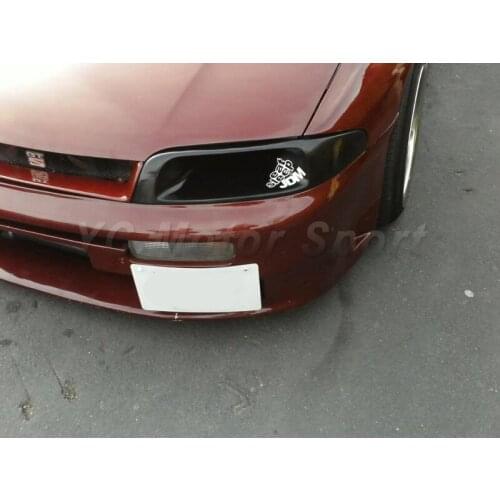 Car Accessories Carbon Fiber Headlight Cover Fit For 1995-1998 R33 GTR GTS LHS Headlight Air Intake Vents Replacement