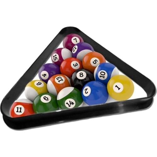 Billiards Tripod Ball Rack Swing Ball Holder with Reinforced Rounded Edges Triangle Ball Frame Billiard Ball Box Accessories 4