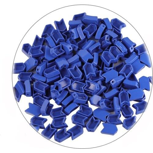 JUWANG 10 pcs\lot 27 Colors Bohemia Enamel Tile Beads Rainbow Arrow Strand Loose Beads For Bracelets Making Jewelry Accessories