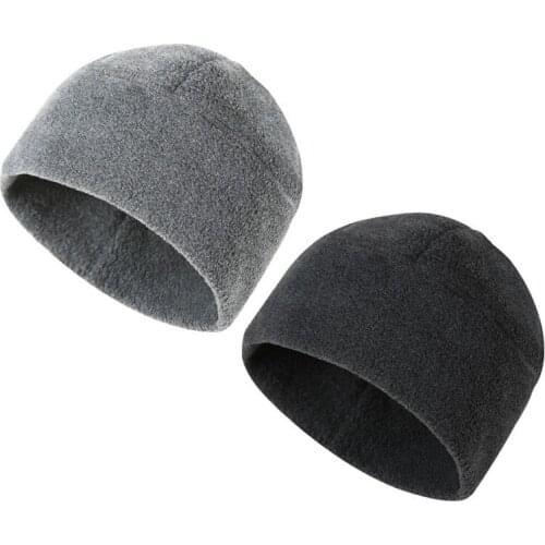 Men Winter Hat Women Knitted Hat For Men Cap Winter Beanie Hat Gorro Thick Warm Brimless Fur Bonnet Hiking Cap