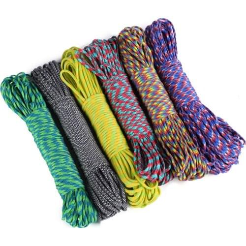 SFIT 4 Size Dia.4mm 9 stand Cores Paracord for Survival Parachute Cord Lanyard Camping Climbing Camping Rope Hiking