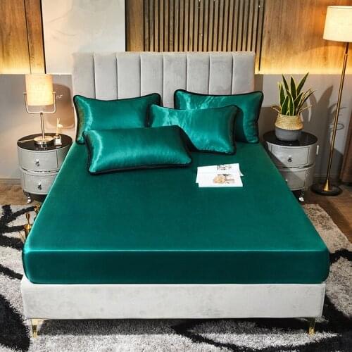 Cool Viscose Summer Sleeping Mat Bed Sheet Set Bedspread Anti-Slip Rinsing Machine Air Conditioner Washing Soft Mattress Cover