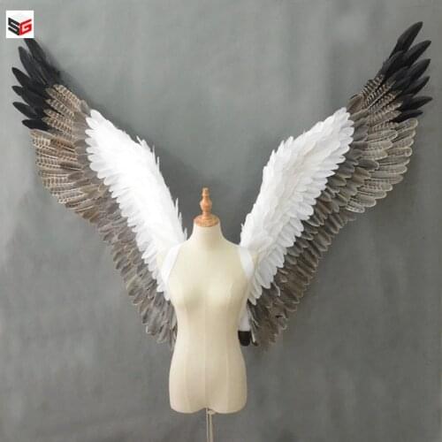 Shoot Accessory Creative Photography Prop Large Angel Wings Lady Men Modern Theme Photography Decoration Novel Feather Ornament