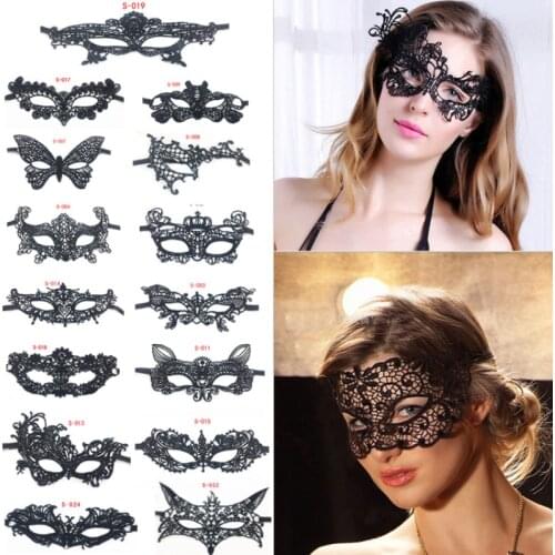 HOT SALES! Women Hollow Lace Masquerade Face Mask Princess Prom Party Props Costume Halloween Masquerade Mask Women Sexy