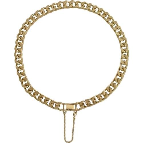 2021 Trendy Concise Design Necklace Alloy Necklace Choker Necklace Bracelet for Women Accessories Fashion Jewellery