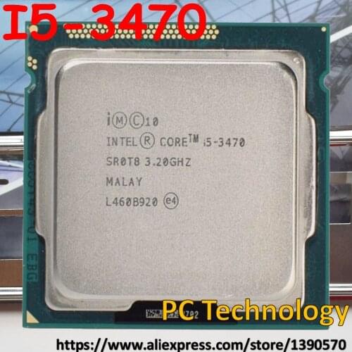 Original Intel Core I5-3470 3.2GHz CPU 6M LGA1155 77W I5 3470 desktop Quad-Core Free shipping ship out within 1 day