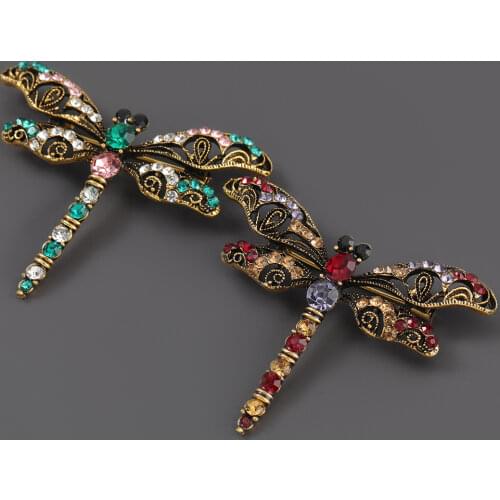 Pauli Manfi Dragonfly Brooches For Clothes