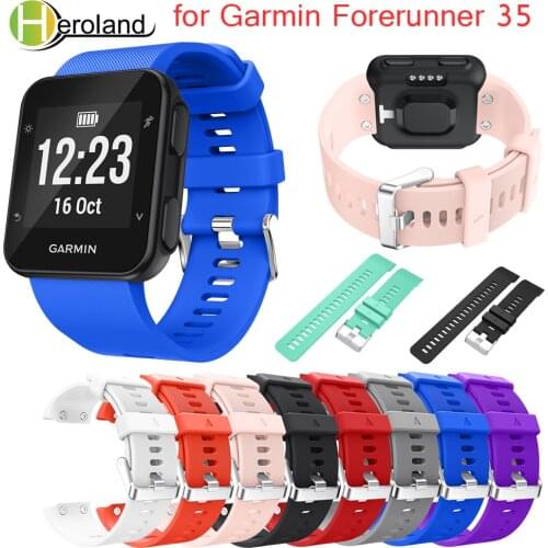 Colorful Replacement Wristband for Garmin Forerunner 35 / 30 Watch band Wriststraps correa Bracelet Strap smart Watchstrap belt