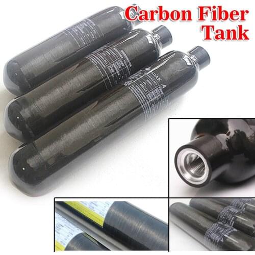 Carbon Fiber Tank High Pressure 300BAR 4500PSI Paintball PCP Pneumatic Pistol HPA Diving Air Gun Rifle Fire Fighting Equipment