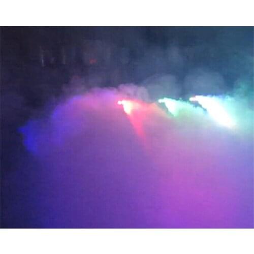 Amazing led 500W LED multicolor mini stage smoke machine remote control red green blue Mixed color dj disco party fog machine