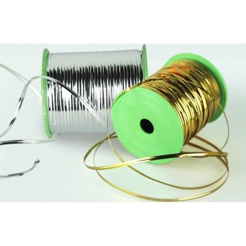 500 yards of gold strapping line wholesale gold and silver tie wire wrapped seal rope bread food gifts packing gold wire rope