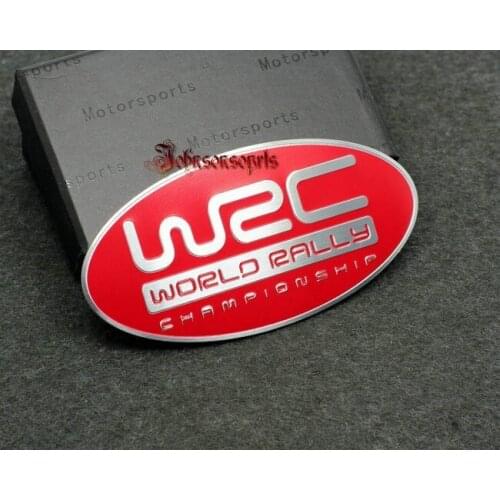 1 Pcs for WRC World RALLY 3D Badge Emblem 86mm*44mm car sticker good quality Car Styling