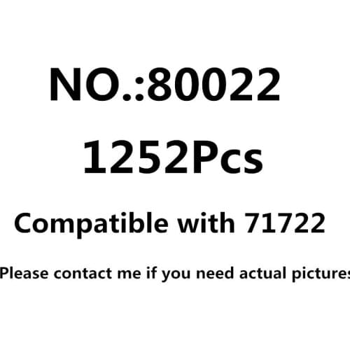 IN STOCK 80022 1252Pcs Kull Sorcerers Dungeon Model Building Blocks Christmas Toys For Children Bricks Birthday Gift 71722