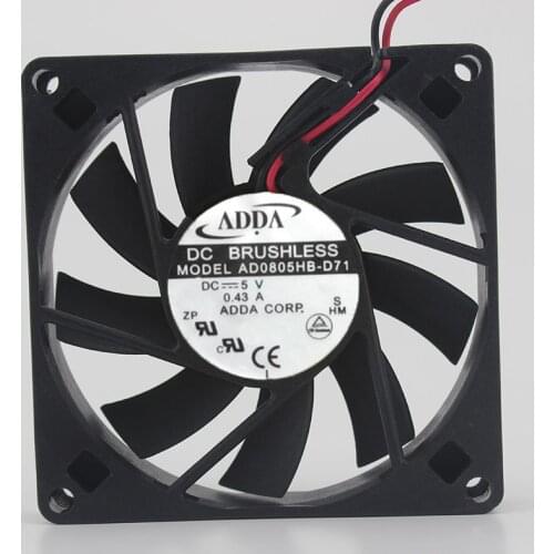 AD0805HB-D71 8015 5V 0.43A chassis fan power supply fan