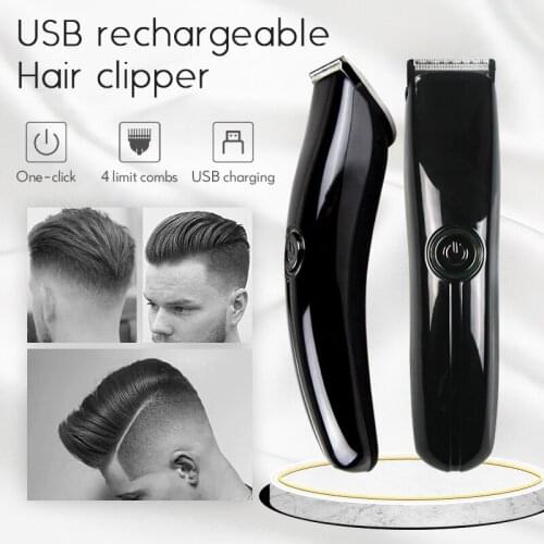 USB Cordless Barber Mens Clippers Electric USB Hair Trimmer Cutter Fast Charging Clipper Professional Barbershop Home Use Tool