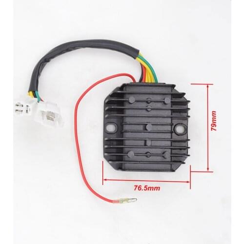 For GY6-125 GY6-150 GY6 125cc 150cc 152QMJ 157QMJ Motorcycle 7 Wire Voltage Regulator Rectifier Moped Scooter ATV TaoTao