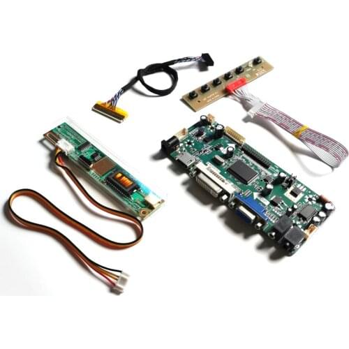 For LTN154AT07-301/B01 DVI VGA LCD monitor panel M.NT68676 display controller drive card LVDS 30Pin CCFL 1280*800 15.4" Kit