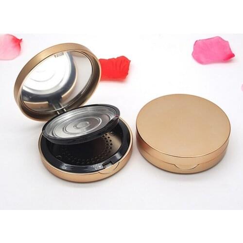 Double Layer Cosmetic Concealer Foundation Powder Container Case Holder Box Jar
