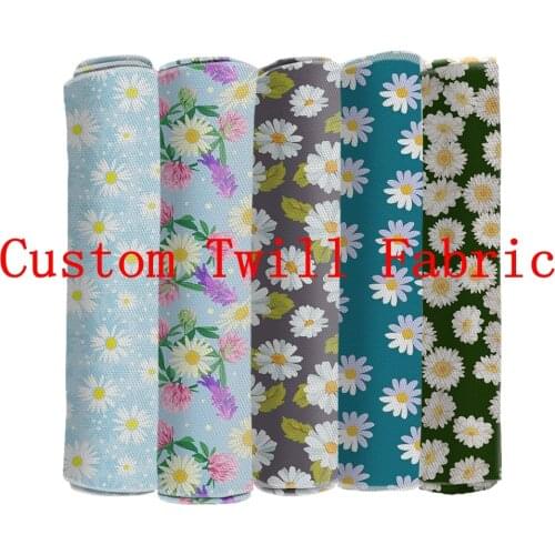 50*145cm Cotton Custom Printed Twill Fabric DIY Handmade Cloth
