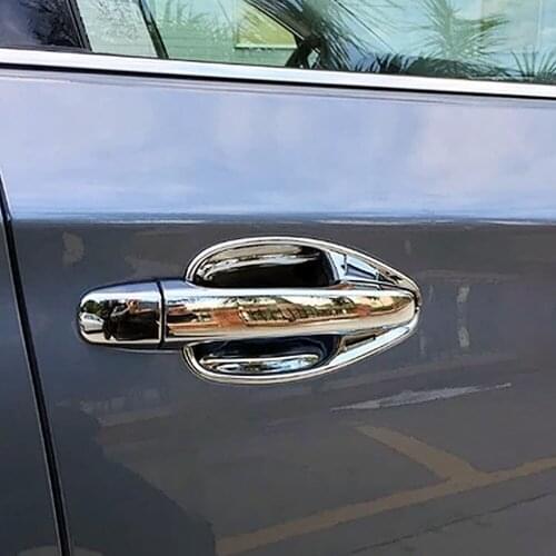 Chromium Styling For Subaru Outback 2015 2016 2017 2018 2019 2020 Chrome Exterior Side Door Handle Bowl Cover Moulding Trim