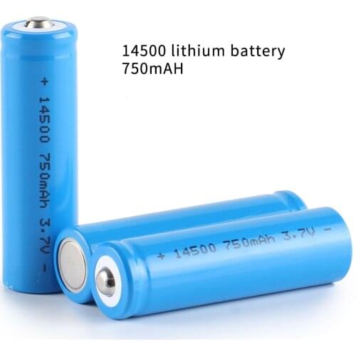 1 piece 14500 3.7V lithium battery for Convoy T2