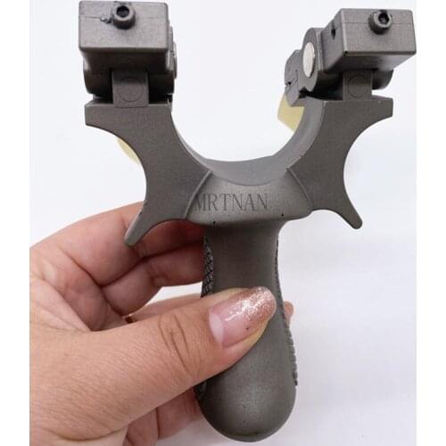 Hunting Slingshot Outdoor Shooting Special Slingshot with Flat Rubber Band High Precision Slingshot Hunting Accessories 2021