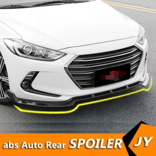 For Hyundai Elantra Front shovel Body kit spoiler 2016-2018 Elantra ABS Rear lip rear spoiler front Bumper Diffuser Protector