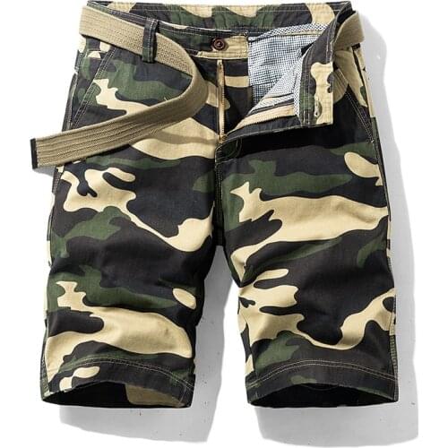 New Summer Mens Pocket Zipper Resilience Leisure Time Tooling Shorts Combat Cargo Short Trousers Military Cargo Shorts Male