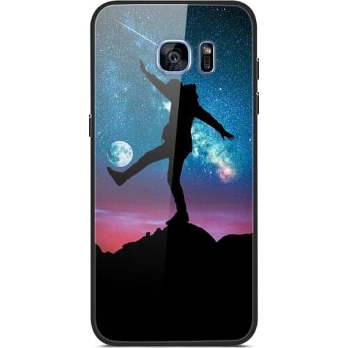 Glass Case For Samsung Galaxy S7 Phone Case Phone Cover Phone Shell Back Bumper Series 3